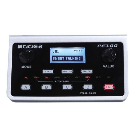 Pedalera Multiefectos Pe100 Po Mooer