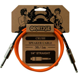 Cable Crush 3Ft Speaker Jack-J Orange