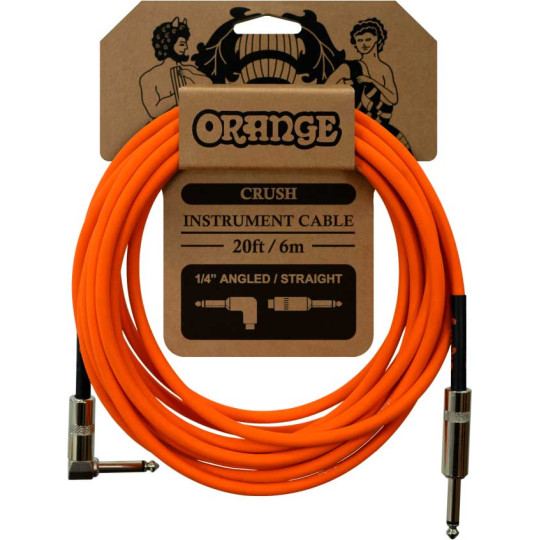 Cable Crush 20Ft Instr Angled- Orange