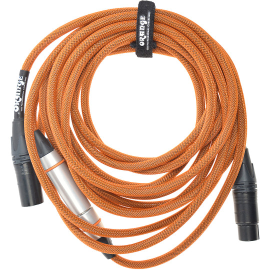 Twister Cable Mic 6M Xlr Orange