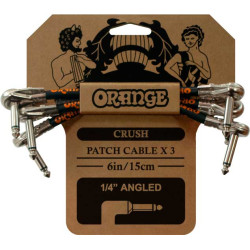 Cable Crush 6'' Patch Cable 3  Orange