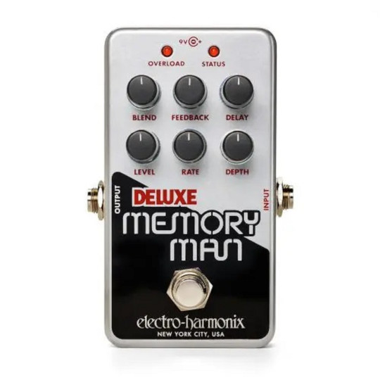 Pedal de efectos compacto Ehx Nano Deluxe Memory Man 550 Ms