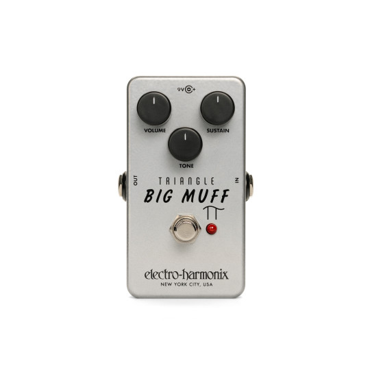 Pedal de efectos Distorsión/Sustain Ehx Triangle Big Muff Distortion/Sustainer