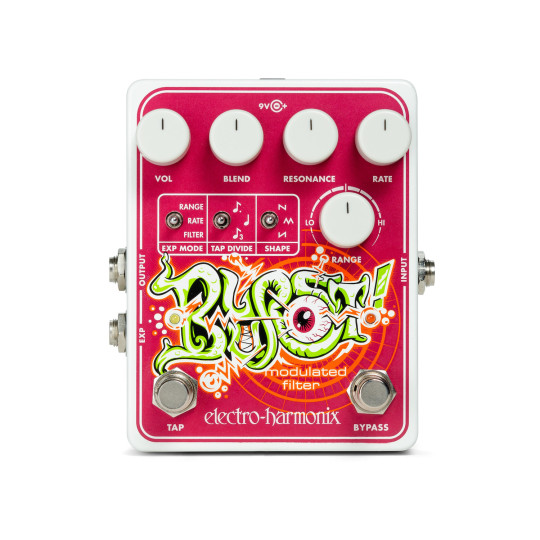 Pedal de modulación y filtrado para guitarra y bajo Ehx Blurst