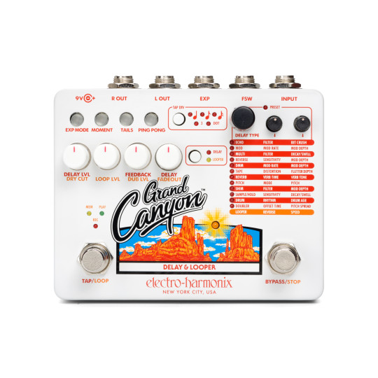 Pedal delay y looper Ehx Grand Canyon