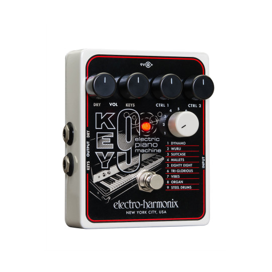 Pedal emulador de sonidos de piano eléctrico para guitarra Ehx Key9