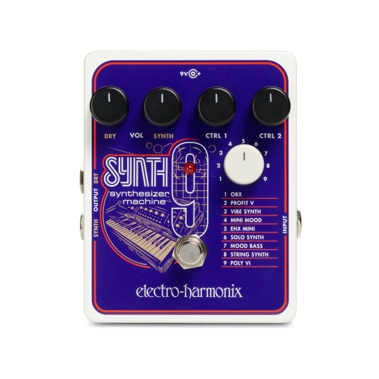 Pedal emulador de sonidos de sintetizador vintage para guitarra Ehx Synth9