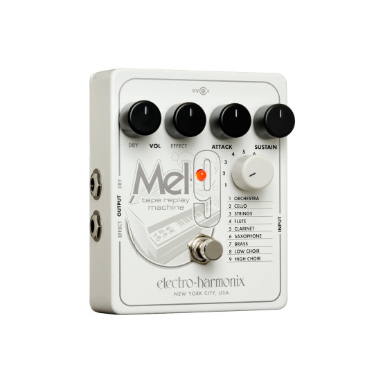 Pedal emulador de sonidos de teclados de cinta para guitarra Ehx Mel9