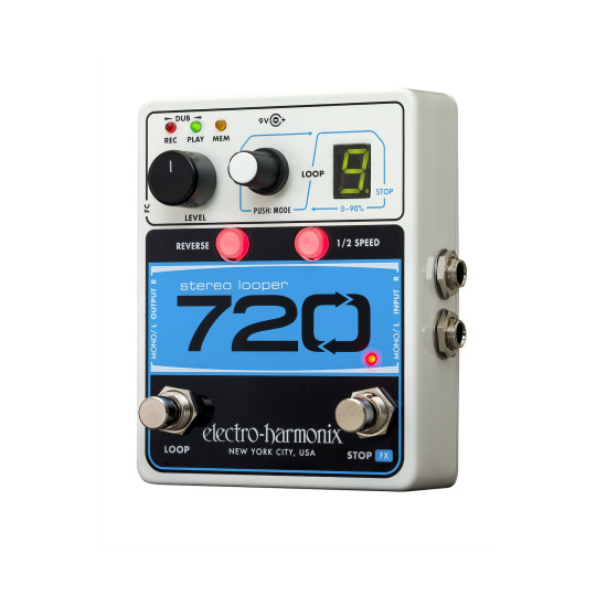 Pedal grabador de loops Ehx 720 Stereo Looper