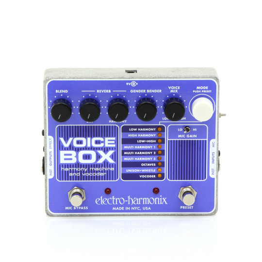 Pedal harmonizador y vocoder Ehx Voice Box