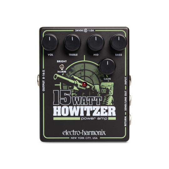 Pedal preamplificador / amplificador de guitarra Ehx 15Watt Howitzer