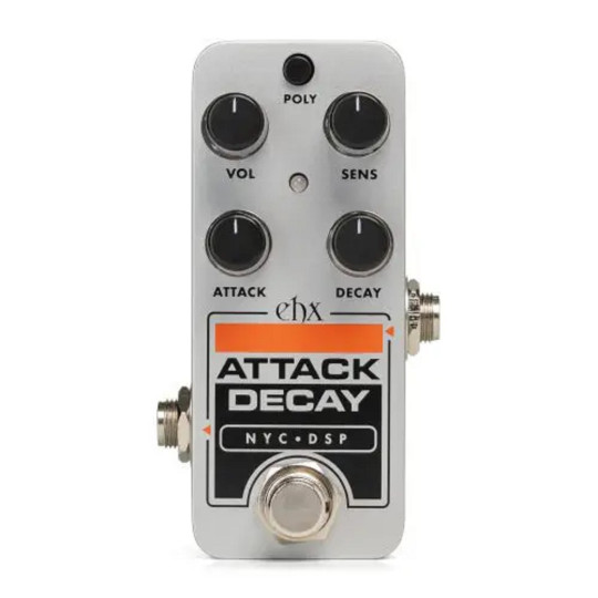 Pedal simulador Tape Reverse Ehx Pico Attack Decay