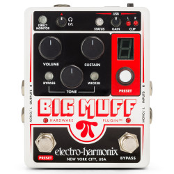 Plugin de hardware Big Muff con interfaz de audio USB Ehx Big Muff Hardware Plugin