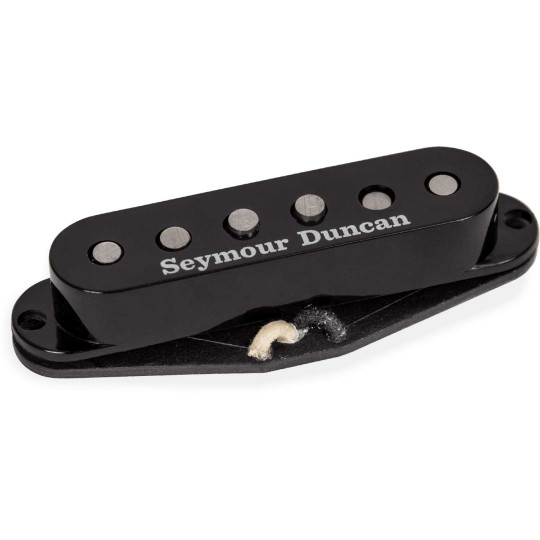 Scooped Strat Bridge Black Seymour Duncan