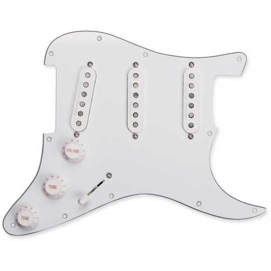 Pickguard Assy CA 50s Set Wht  Seymour Duncan