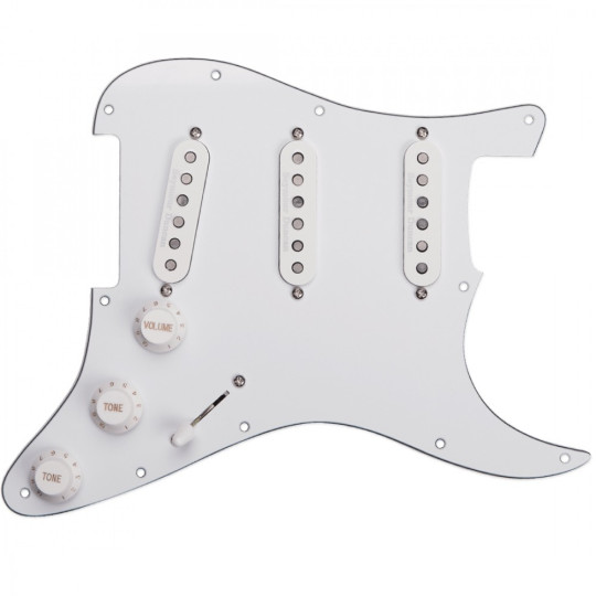 Pickgrd Assy Classic White     Seymour Duncan